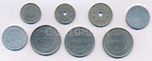 Románia 1900-2001. 5b-1000L (8xklf) T:1--3- Romania 1900-2001. 5 Bani - 1000 Lei (8xdiff) C:AU-VG