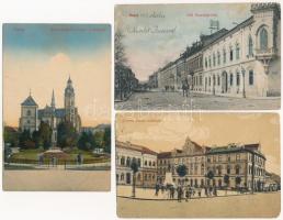 5 db RÉGI felvidéki város képeslap / 5 pre-1945 Upper-Hungarian (Slovakian) town-view postcards