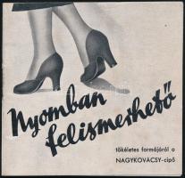 1935 Nyomban felismerhető a Nagykovácsy-cipő, füzet termékfényképekkel, szép állapotban, 48p