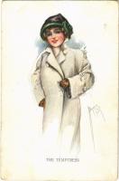 1913 The Temptress. Lady art postcard. Grusi Serie 2024/5. s: Barber (EK)