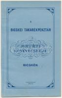 1920-1922. Bicskei Takarékpénztár betéti könyve, bejegyzésekkel