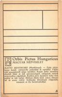 Matyó menyecske (Mezőkövesd), magyar népviselet / Hungarian folklore art postcard. Orbis Pictus Hung...