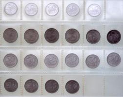 Tartalmas forint-fillér tétel 1946-tól 1980-ig albumba rendezve, benne többek között a ritkább évjár...