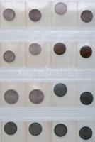 Tartalmas forint-fillér tétel 1946-tól 1980-ig albumba rendezve, benne többek között a ritkább évjár...