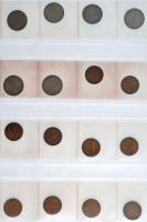 Tartalmas forint-fillér tétel 1946-tól 1980-ig albumba rendezve, benne többek között a ritkább évjár...