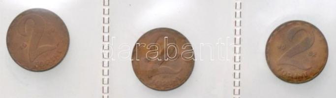 Tartalmas forint-fillér tétel 1946-tól 1980-ig albumba rendezve, benne többek között a ritkább évjár...