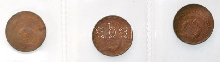 Tartalmas forint-fillér tétel 1946-tól 1980-ig albumba rendezve, benne többek között a ritkább évjár...