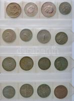 Tartalmas forint-fillér tétel 1946-tól 1980-ig albumba rendezve, benne többek között a ritkább évjár...