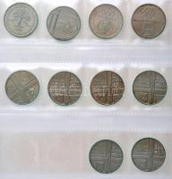 Tartalmas forint-fillér tétel 1946-tól 1980-ig albumba rendezve, benne többek között a ritkább évjár...