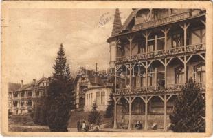 1932 Ótátrafüred, Altschmecks, Stary Smokovec (Magas Tátra, Vysoké Tatry); Tátra szanatórium. Géza Bányász kiadása / sanatorium (EK)