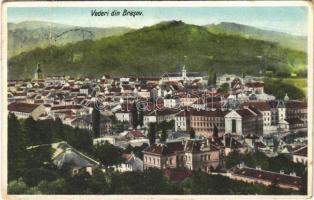 1929 Brassó, Kronstadt, Brasov; látkép / general view (ázott sarok / wet corner)