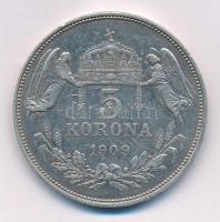 1907KB 5K Ag "Ferenc József" T:2- kis ph. Adamo K7