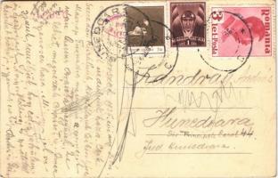 1936 Borszék, Borsec; Hotel Mélik szálloda, automobil / street view, hotel, automobile. photo