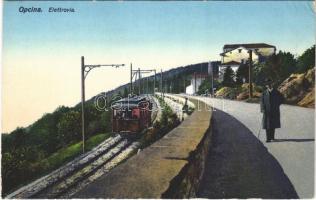 Opicina, Opcine, Opcina; Elettrovia / electric railway line, tramway, tram (EK)
