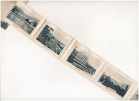 1913 Abbazia, Opatija; Totalansicht / leporellocard (gyűrődés / crease)