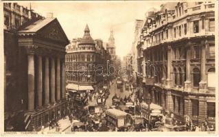 London, Cheapside & Mansion House, autobuses