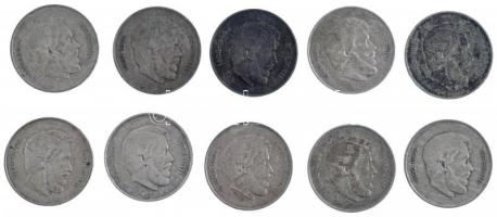 1947. 5Ft Ag "Kossuth" (10x) T:2,2- patina 
Adamo F8.1