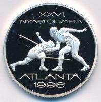 1995. 1000Ft Ag Nyári Olimpia-Atlanta - Vívás kapszulában, tanúsítvánnyal T:PP Adamo EM143