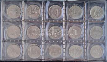 Amerikai Egyesült Államok 1999-2008. 1/4$ Cu-Ni "50 állam" teljes sorozat (72db, 50xklf) +...