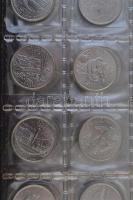 Amerikai Egyesült Államok 1999-2008. 1/4$ Cu-Ni "50 állam" teljes sorozat (72db, 50xklf) +...