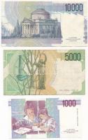 Olaszország 1984. 10.000L + 1985. 5000L + 1990. 1000L T:I-III
Italy 1984. 10.000 Lire + 1985. 5000 ...