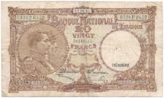 Belgium 1947. 20Fr T:III Belgium 1947. 20 Francs C:F Krause 111