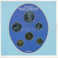 Seychelle-szigetek 1982. 1c-5R (6xklf) forgalmi sor karton dísztokban T:1 
Seychelles 1982. 1 Cent ...