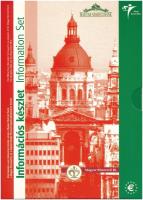 Hollandia 2003. 1c-2E (8xklf) + "Népszavazás Magyarország Európai Uniós csatlakozásáról" fém emlékérem (29,2mm) , "Magyar Nemzeti Bank Információs készlet" forgalmi szett dísztokban, magyar és angol nyelvű T:BU  Netherlands 2003. 1 Cent - 2 Euro (8xdiff) + "Referendum for the Accession of Hungary to the European Union" metal commemorative medal (29,2mm), "Hungarian National Bank Information Set" coin set in cardboard case, Hungarian and English language C:BU