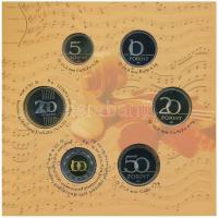2009. 5Ft-200Ft "Haydn" (6xklf) forgalmi érme sor + "Joseph Haydn" Ag emlékérem ...