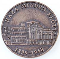 1998. A Haza minden előtt 1899-1948 / 1998. október 7. ezüstpatinázott fém emlékérem tokban (42,5mm) T:1-,2
