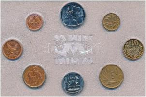 Dél-Afrika 1992. 1c-2R (8xklf) forgalmi sor zárt fóliacsomagolásban T:1 South Africa 1992. 1 Cent - 2 Rand (8xdiff) coin set in sealed foil packing C:UNC