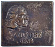 1936. MDEOSZ (Magyar Dalos Egyesületek Országos Szövetsége) - Liszt Ferenc Br lemezjelvény (31x36mm) T:2