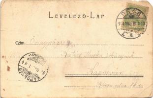 1904 Pécs, Országút, gyógyszertár, Mitzky Mór üzete. Blancz József kiadása (EM)