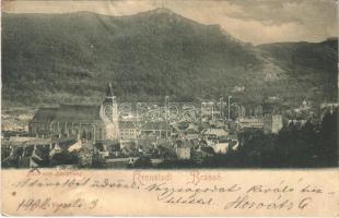 1902 Brassó, Kronstadt, Brasov; Blick vom Königsberg (r)