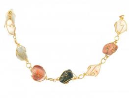 Ásvány nyaklánc, h: 72 cm