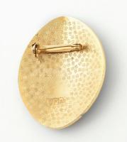 Tűzzománcos kitűző, 4,5×3,5 cm