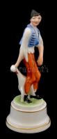 Herendi Ludas Matyi figura. Kézzel festett, jelzett (Herend Hungary 1942), hibátlan 12 cm