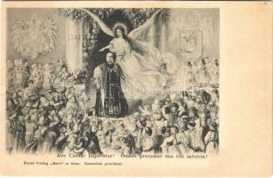 1848-1898 Ave Caesar Imperator! Omnes precamur nos tibi salutem! / Franz Josephs 50th anniversary of reign. Kunst-Verlag Mars (Graz) (EK)