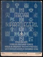 1935 Magyar Iparművészet. XXXVIII. évf. 9-10. sz. Szerk.: Szablya Frischauf Ferenc. Papírkötés, kissé kopott borítóval, kissé hiányos gerinccel.