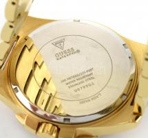 Guess waterpro Japan mov't férfi karóra, rozsdamentes acél tokkal, fém szíjjal, működik,