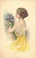 1914 Lady art postcard. Published by the Gibson Art Company s: Ditzler