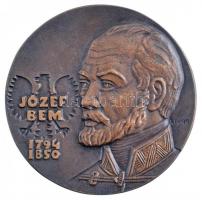 Renner Kálmán (1927-1994) 1994. "Józef Bem 1794-1850" kétoldalas Br emlékérem (97mm) T:2