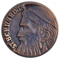 1943. "Hegyi Szent Bernát Társulata / St. Bernardus" Br emlékérem. Szign.: G (67mm) T:1-