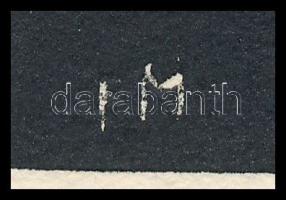 Frans Masereel (1889-1972): Kikötőben. Fametszet, papír, jelzett a fametszeten, 16×10,5 cm