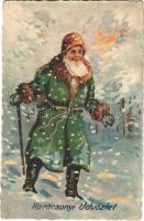 1933 Karácsonyi üdvözlet / Saint Nicholas, Christmas greeting card