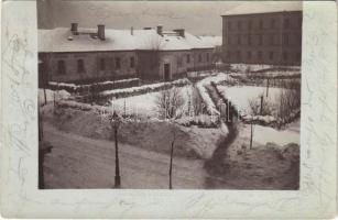 1907 Szentendre (?), laktanya kantin télen. Magyar Imre photo (EK)