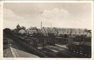 1941 Budapest IV. Istvántelek vasútállomás, főmegálló, északi víztorony. photo (EK)