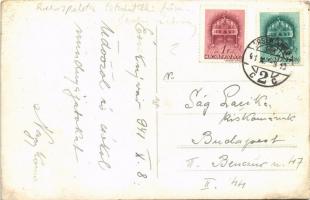 1941 Budapest IV. Istvántelek vasútállomás, főmegálló, északi víztorony. photo (EK)