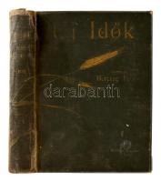 1933 Uj Idők. XXXIX. évfolyam. I. félév. ( Nem teljes.) Szerk.: Herczeg Ferenc. Kiadói egészvászon-kötés, Wolfner Könyvkötészete, szakadt gerinccel, foltos, gyűrött, megviselt borítóval, laza kötéssel, foltos lapokkal.