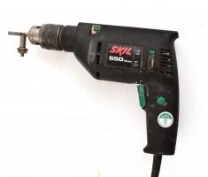 Skil fúrógép, működő állapotban, tokkal, hozzá két bontatlan fúrószár készlet